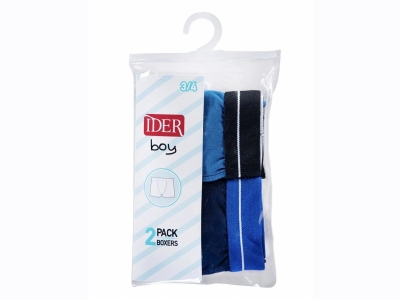 BOXER FOR KIDS 3-14 years old COTTON IDER 3100 DOUBLE PACK [IDER 3100]